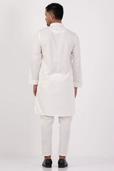 Men Premium Panjabi (White)