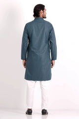Men's Premium Panjabi (Sage Green)