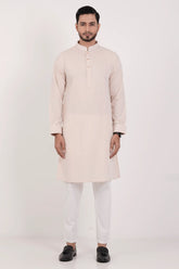 Men's Premium Panjabi (Pastel Brown)