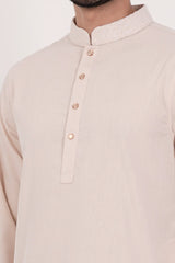 Men's Premium Panjabi (Pastel Brown)