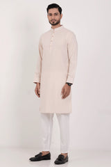 Men's Premium Panjabi (Pastel Brown)