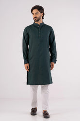 Men's Premium Panjabi (Steel Green)
