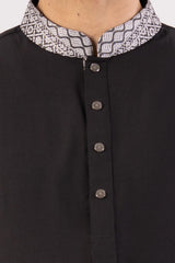 Men's Premium Panjabi (Black)
