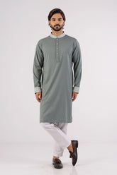 Men's Premium Panjabi (Greenish Grey)