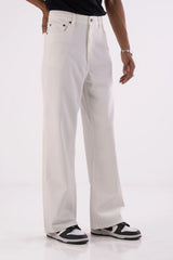 Men's Denim Pant (White)