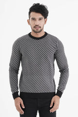 Men's Sweater (Black Grey)