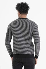 Men's Sweater (Black Grey)