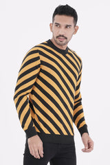 Men's Sweater (Yellow-Black)