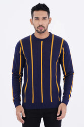 Men's Sweater (Navy Stripe)