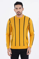 Men's Sweater (Yellow stripe)