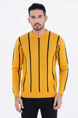Men's Sweater (Yellow stripe)