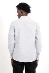 Men's Casual Shirt (Blue Check)