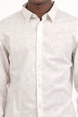 Men's Casual Shirt (Ivory Printed)