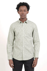 Men's Casual Shirt (Mint Printed)