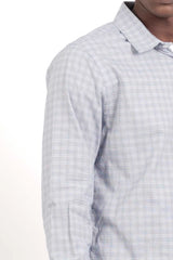 Men's Casual Shirt (Blue Check)
