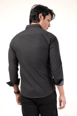 Men's Casual Shirt (Black)