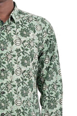 Men's Casual Shirt (Green Printed)