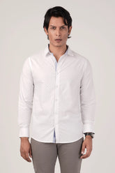 Men's Casual Shirt (White)