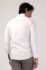 Men's Casual Shirt (White)