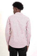 Men's Casual Shirt (Maroon Check)