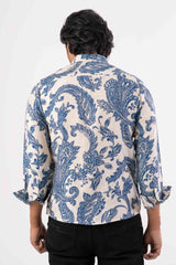 Men's Casual Shirt (Blue)