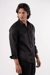 Men's Casual Shirt (Black)