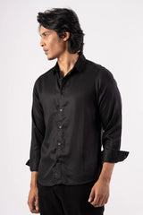 Men's Casual Shirt (Black)