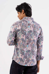 Men's Casual Shirt (Melon)