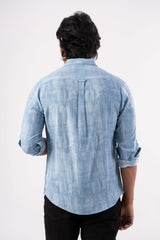 Men's Casual Shirt (Blue)