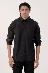Mens Casual Shirt (Black)