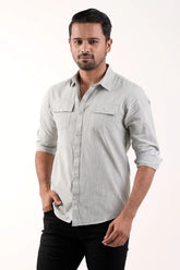 Mens Casual Shirt (Lt. Green)