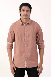 Mens Casual Shirt (Coral)