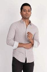 Mens Casual Shirt (Taupe)