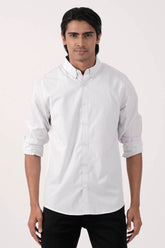 Mens Casual Shirt (Grey Stripe)