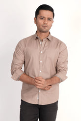 Mens Casual Shirt (Taupe)