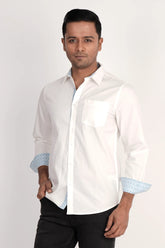 Mens Casual Shirt (White)