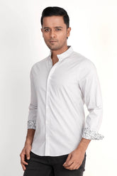 Mens Casual Shirt (Lt. Grey)