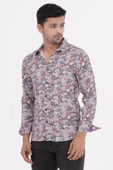 Mens Casual Shirt (Dirty Purple)