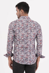 Mens Casual Shirt (Dirty Purple)