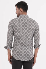 Mens Casual Shirt (Grey)