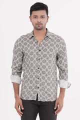 Mens Casual Shirt (Grey)