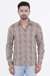 Mens Casual Shirt (Copper)