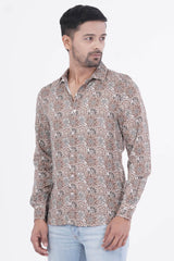 Mens Casual Shirt (Copper)
