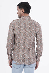 Mens Casual Shirt (Copper)