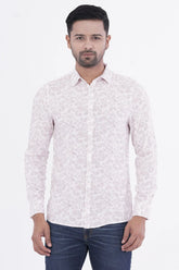 Mens Casual Shirt (Brown Printed)