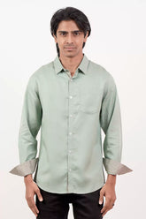 Men's Casual Shirt (Turf Green)