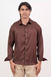 Men's Casual Shirt (Dk. Brown)