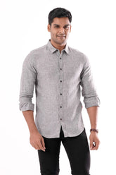 Mens Casual Shirt (Grey)