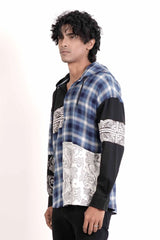 Men's Casual Shirt (Blue Check)