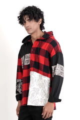 Men's Casual Shirt (Red Check)